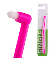 Healthy Smile Tuft монопучковая зубная щетка, Розовая
